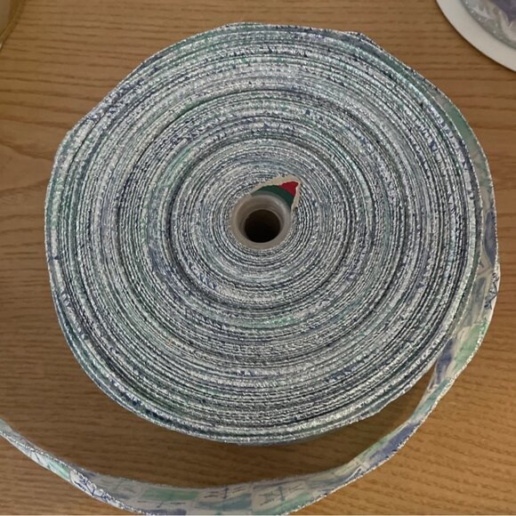 Large Lot of Christmas Holiday Ribbon Set of 12 Some New Some Wired Bows Wreaths - Picture 7 of 8